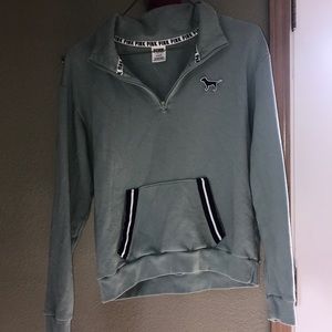 Victoria Secret PINK Quarter-zip sweatshirt